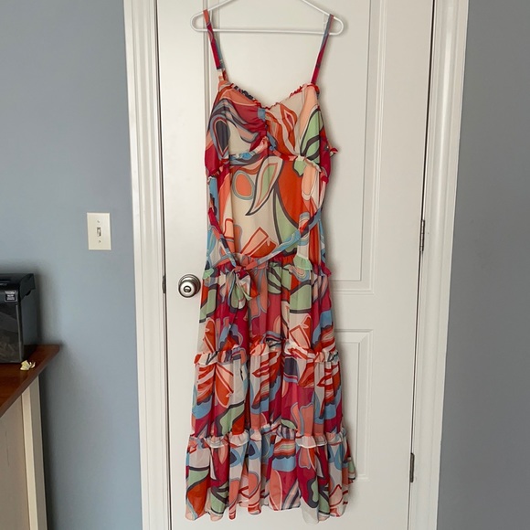 Alexis x Target Dresses Alexis X Target Mixed Floral Tiered Ruffle